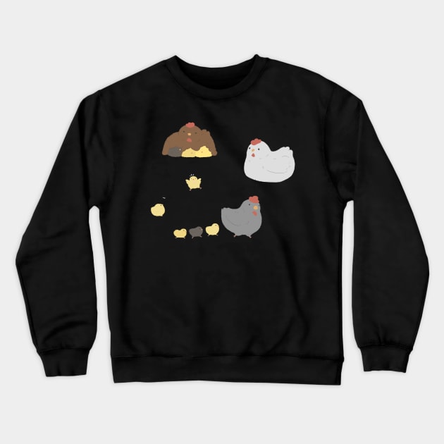 Chicks and chooks Crewneck Sweatshirt by IcyBubblegum